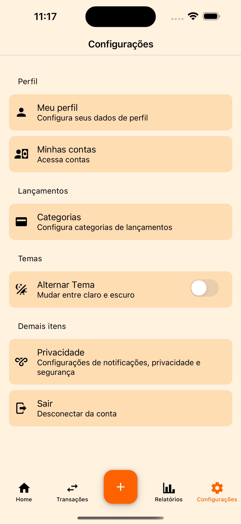 App Pilas - Configurações